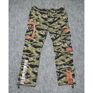 RGSTR Cargo Pants Men XL Camouflage Drawstring Pockets Streetwear Limited Editio